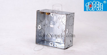 スイッチのための前電流を通された鋼鉄電気箱およびカバー英国工業規格BS箱